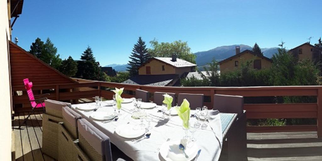 Residence Campredon - Decoration Typique - 25M2 De Terrasse Amenagee Plein Sud Avec Vue Panoramique - Internet - Jardin - Parking - Navette - Linge Et Menage En Options Payantes Font-Romeu-Odeillo-Via Eksteriør bilde